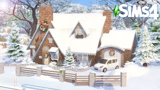 Holiday Family Home 🎄  The Sims 4 Speed Build [upl. by Pennington48]