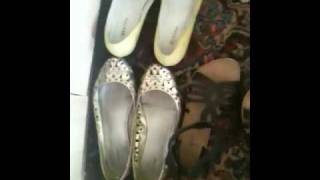 Help Me Pick My Shoes amp OOTD Leather Sandals Yellow Wedges or Gold Flats [upl. by Yendyc]