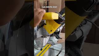 Sliding Mitre Sawfor Faster and smoother cutting 😮 construction viral shorts [upl. by Aitsirt]