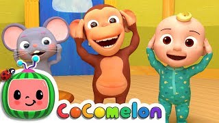 Head Shoulders Knees amp Toes  CoComelon Nursery Rhymes amp Kids Songs [upl. by Htelimay685]