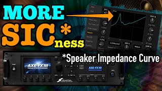 AxeFX III  Speaker Impedance Curves Pt 2 [upl. by Ahsiekahs]