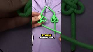 How to tie sweatshirts strings  Cool Hoodie rope tie methods P2140124 sweatshirt hoodie tie [upl. by Roche]