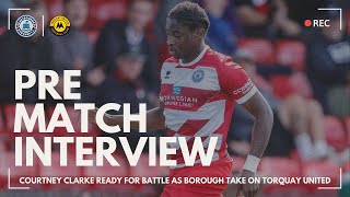 Pre Match Interview CJ Clarke talks mentality ahead of Torquay [upl. by Eixirt32]