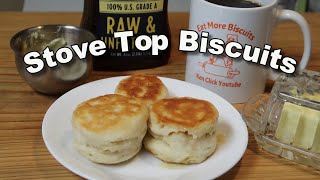 Flaky Stove Top Biscuits For Two [upl. by Elorak617]