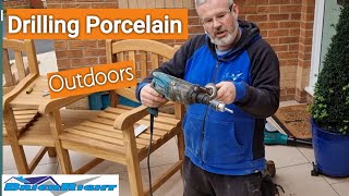 How to drill porcelain tiles [upl. by Nywles332]