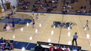 Mattawan High School vs Harper Creek High School Mens JV Basketball [upl. by Lekar]