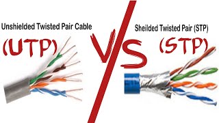 UTP vs STPdifference between UTP and STPEthernet cablesunshielded twisted pair vs shielded pair [upl. by Anomar368]