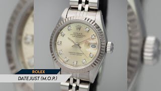 Rolex Datejust 26mm Big Diamond Mother of Pearl [upl. by Feodore]