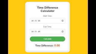 Time Calculator Demo [upl. by Farlee]