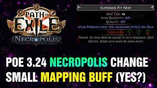 POE 324 SMALL MAPPING BUFF right  Path of Exile Necropolis [upl. by Mareld]