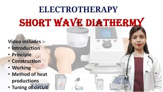 Shortwave Diathermy  part 1 principle  construction  working  tuning of machine circuit [upl. by Nett]