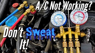 Vehicle AC System Diagnosis for Beginners AC System Troubleshooting [upl. by Akemhs]