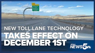 New toll lane technology takes effect beginning December 1 [upl. by Mcgregor]