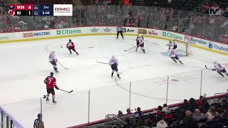 Nico Hischier scores a goal against the Washington Capitals [upl. by Melgar]