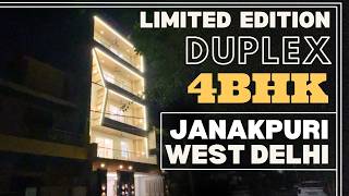 4 Bhk DUPLEX Builder Floor in Janakpuri West Delhi 150 Sqyd [upl. by Arata]