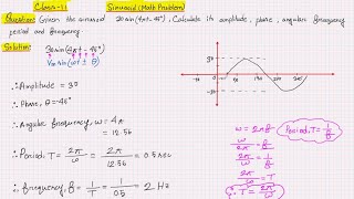 Sinusoid Math Problem Class11 Playlist Sinusoid [upl. by Elspeth925]