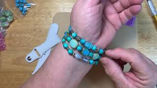 DIY Beaded Apple Watch Band  Create a Stylish Beaded Band with Rhinestone Findings from Amazon [upl. by Merrili]