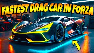 Finding The FASTEST Drag Car in Forza [upl. by Ahseikan438]