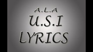 new ALA UZI  LYRICS  ZZH5 [upl. by Macmillan]