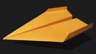 como hacer un avión de papel fácil que vuela mucho y lejos paper airplane [upl. by Herr273]