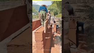 How village people make mud houses attractive and durable। shorts experiment [upl. by Emlynne]