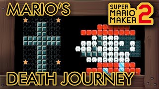 Super Mario Maker 2  Marios Death Journey [upl. by Leontine720]