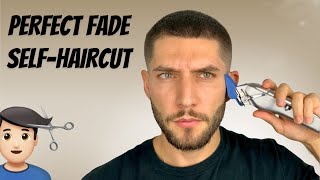 Perfect Buzz Cut Fade SelfHaircut  How To Cut Mens Hair 2024 [upl. by Anomar]