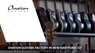 Welcome to the Ovation Guitars factory in New Hartford CT 🎸🇺🇸 [upl. by Yahsal418]