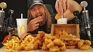 ASMR Eating HUGE McDonalds Feast Crispy Satisfying Triggers [upl. by Demodena]