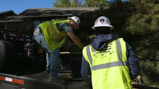 US Army Corps of Engineers Installs Generators for Shelter in NC [upl. by Anit]