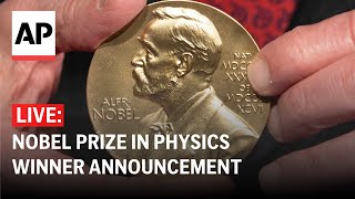 Nobel Prize in physics LIVE Royal Swedish Academy of Sciences announces 2024 winner [upl. by Aehcim]