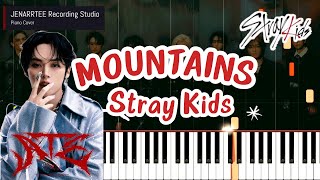 Stray Kids MOUNTAINS Piano Cover [upl. by Yblehs426]