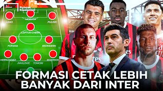 Transfer Bek Preman demi Pastikan Penyerang Fokus Cetak Gol  Prediksi Starting Ambisius AC Milan [upl. by Haisi]