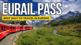 Every COUNTRY in EUROPE by TRAIN  How to Use EURAIL PASS for Maximum Savings eurailpass [upl. by Mufi]