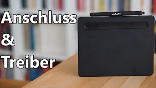 Erste Schritte Wacom Intuos S einrichten [upl. by Noved]