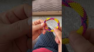 Hapishane İşi Bileklik Çapraz Model bileklik crochet bileklikyapımı elyapımı handmade keşfet [upl. by Yalc]