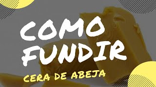 proseso de fundición de cera de abeja [upl. by Gaile]