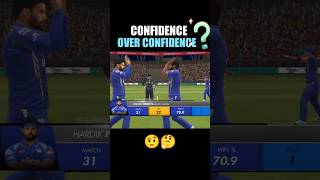 🤔 Overconfident Hardik Pandya took LAST OVER in Real Cricket 24  mi vs gt in rc24 shorts rc24 [upl. by Tekla]