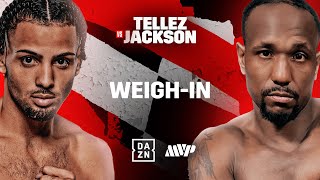 YOENIS TELLEZ VS JOE JACKSON WEIGH IN LIVESTREAM [upl. by Ashely]