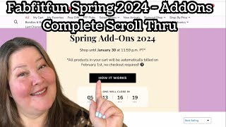 Fabfitfun AddOns Spring 2024 Scroll Thru with Refills amp Boosts [upl. by Ecitnerp]