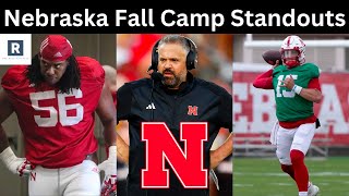 Nebraska Football Fall Camp Standouts  Nebraska Cornhuskers Football [upl. by Dressler]