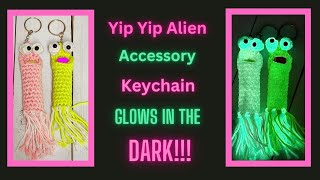 Crochet With ME Fun and Easy Yip Yip Alien Keychain Tutorial [upl. by Oiludbo]