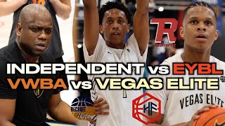 EYBL Vegas Elite vs Independent VWBA  Keaton Wagler vs Gavin Hightower and CJ Shaw [upl. by Aran]