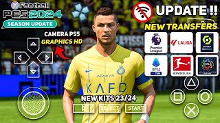 COMMENT TÉLÉCHARGER PES 2024 PPSSPP [upl. by Donoghue110]