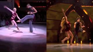 Kayla amp Kupono  Lindsay amp Cole Gravity Addiction Dance SplitScreen SYTYCD 9 [upl. by Ocirne]