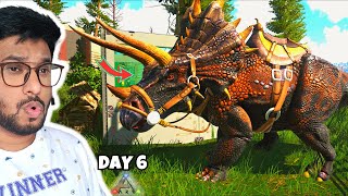 HOW I TAMING 2 DINO TRICERATOPS amp PTERANODON GOT TECH RAPTOR In ARK SURVIVAL 6 [upl. by Ermine975]