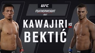 Ufc 2 Tatsuya Kawajiri vs Mirsad Bektic [upl. by Chemaram]