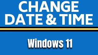 How to Change Date and Time Manually in Windows 1011  StepbyStep Guide 2024 [upl. by Aicilec347]