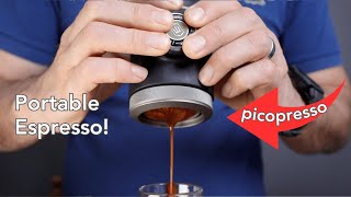 Wacaco Picopresso Portable Espresso Maker Review amp Test [upl. by Sandye]