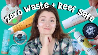 The ULTIMATE Zero Waste Sunscreen Review  I tried the BEST Zero Waste Reef Safe Sunscreens [upl. by Ailsun]